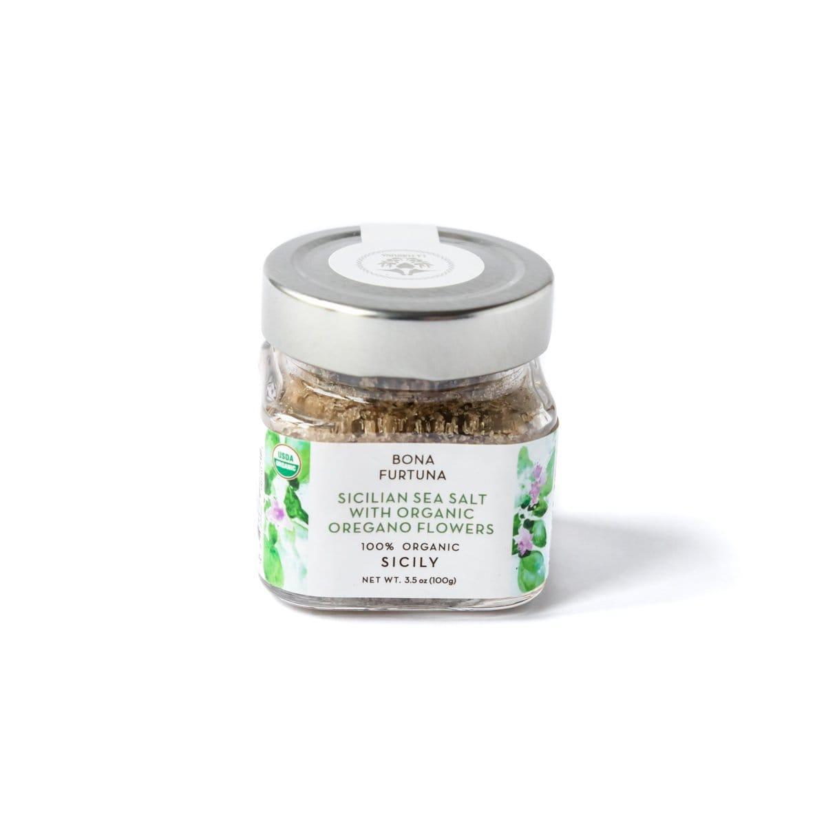 Sicilian Sea Salt with Organic Oregano Flowers
